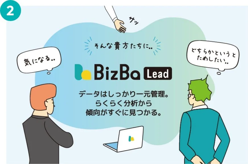 そんな貴方たちに..データはしっかり一元管理 らくらく分析から傾向がすぐに見つかる